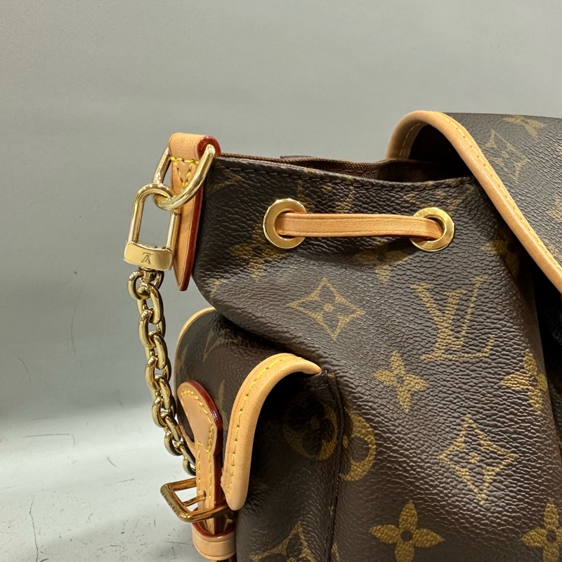 LV M25085 老花金鏈Odyssee 斜背包-3