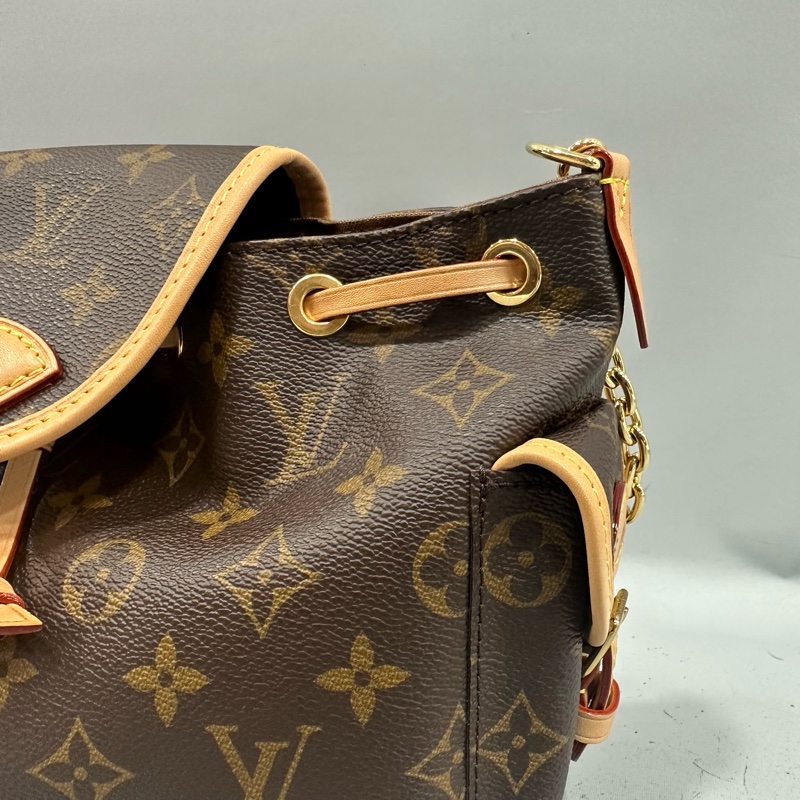 LV M25085 老花金鏈Odyssee 斜背包-4