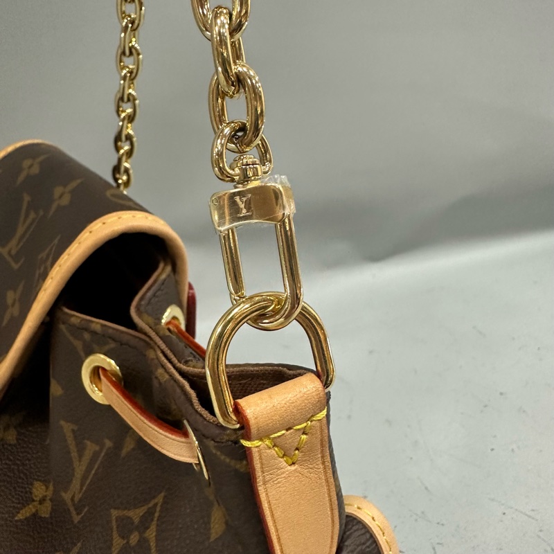 LV M25085 老花金鏈Odyssee 斜背包-5