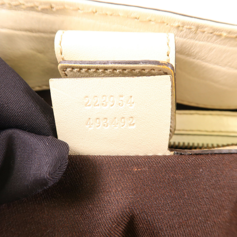 GUCCI 帆布Interlocking GG Tote Bag金扣肩背袋-7
