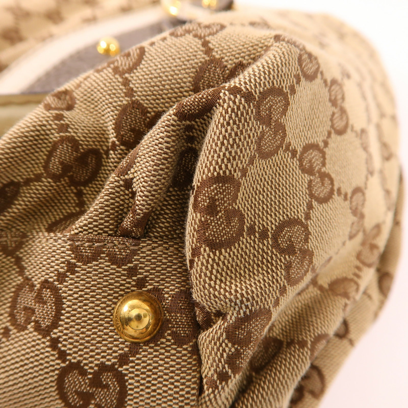 GUCCI 【激減優惠】帆布Interlocking GG Tote Bag金扣肩背袋-11