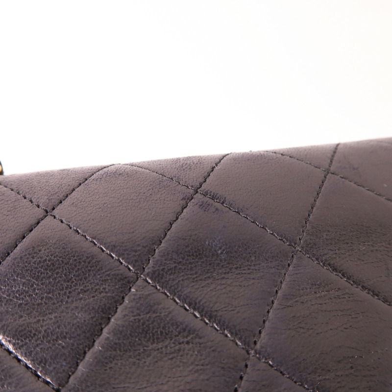 CHANEL 羊皮皮革Vintage Shoulder Bag金扣鏈帶肩背袋-18