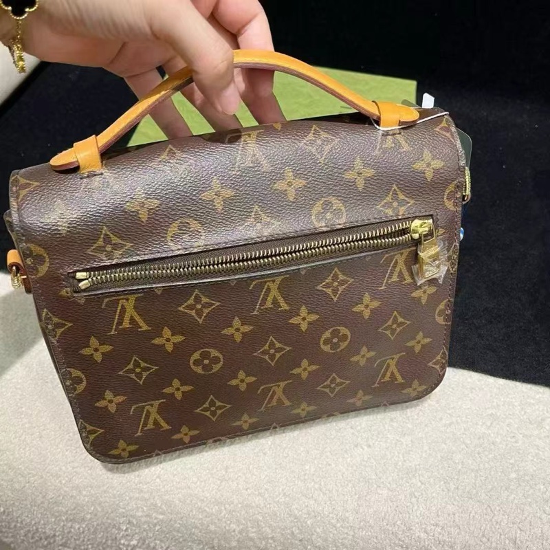 LV Pochette Metis 老花郵差包25*19*7 98新 配件塵袋-3