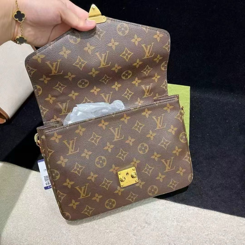 LV Pochette Metis 老花郵差包25*19*7 98新 配件塵袋-5