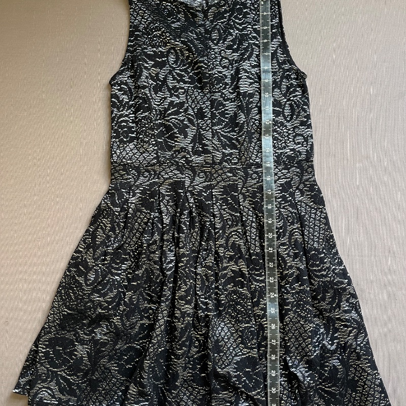 🖤 Armani Exchange 黑銀蕾絲 經典小洋裝 A|X 義大利設計|前後可反穿|有口袋!-11