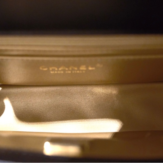 Chanel 黑色金球口蓋包 20cm flap bag 晶片款 有購證-10