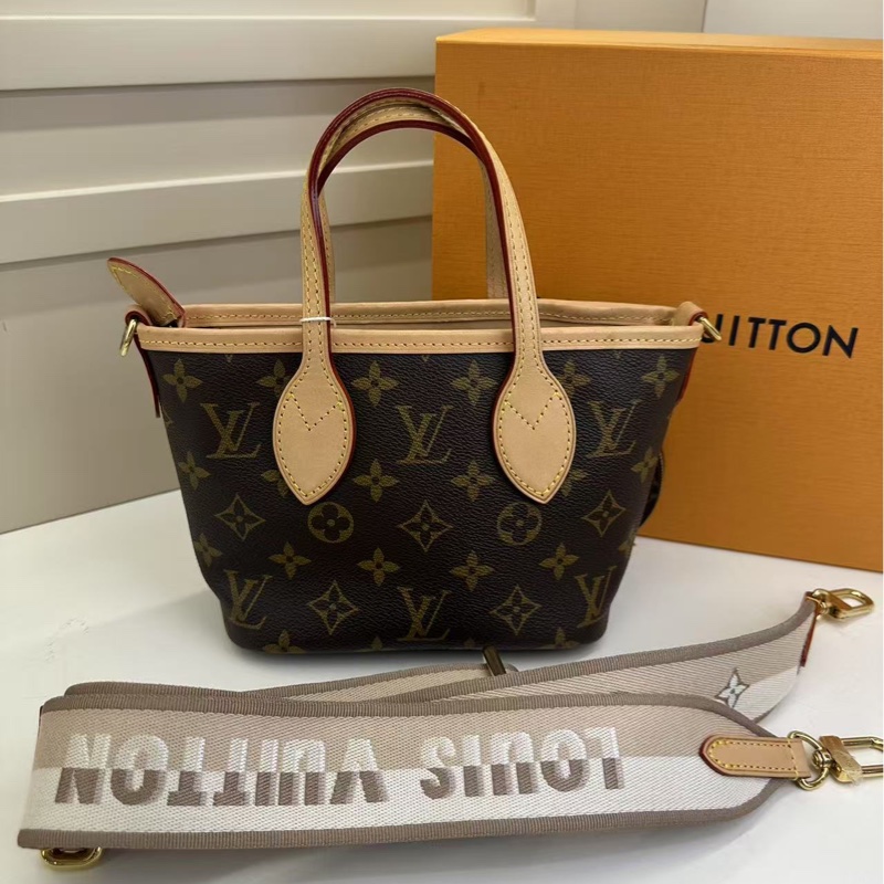 LV新款neverfull mini 老花托特包-1