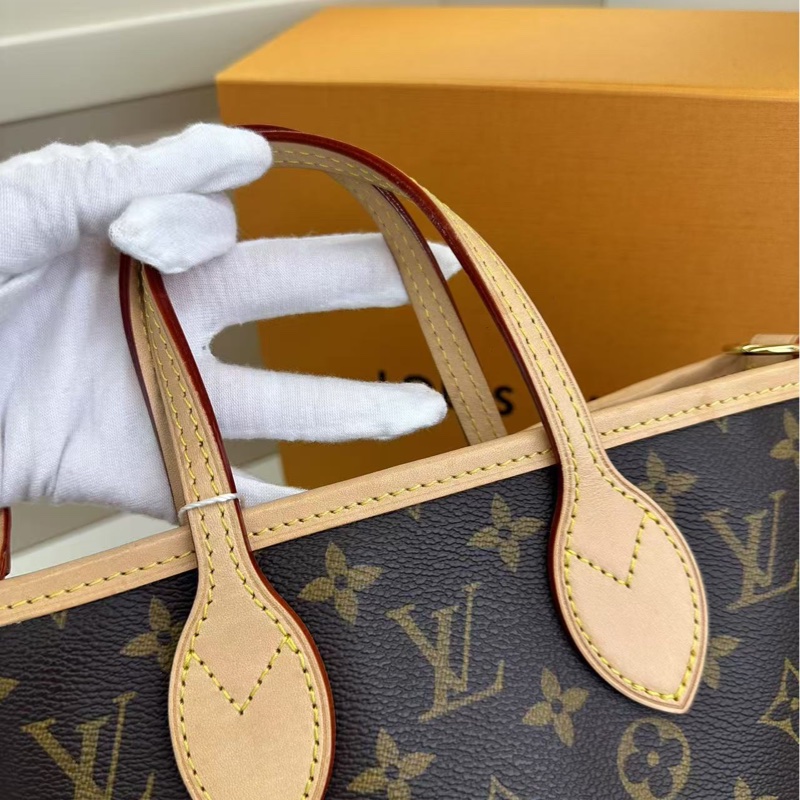 LV新款neverfull mini 老花托特包-4