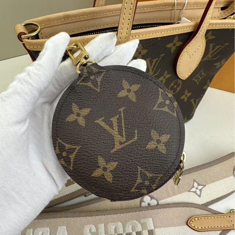 LV新款neverfull mini 老花托特包-5