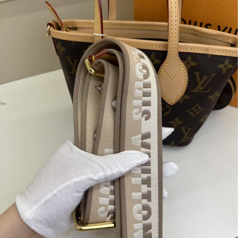 LV新款neverfull mini 老花托特包-8