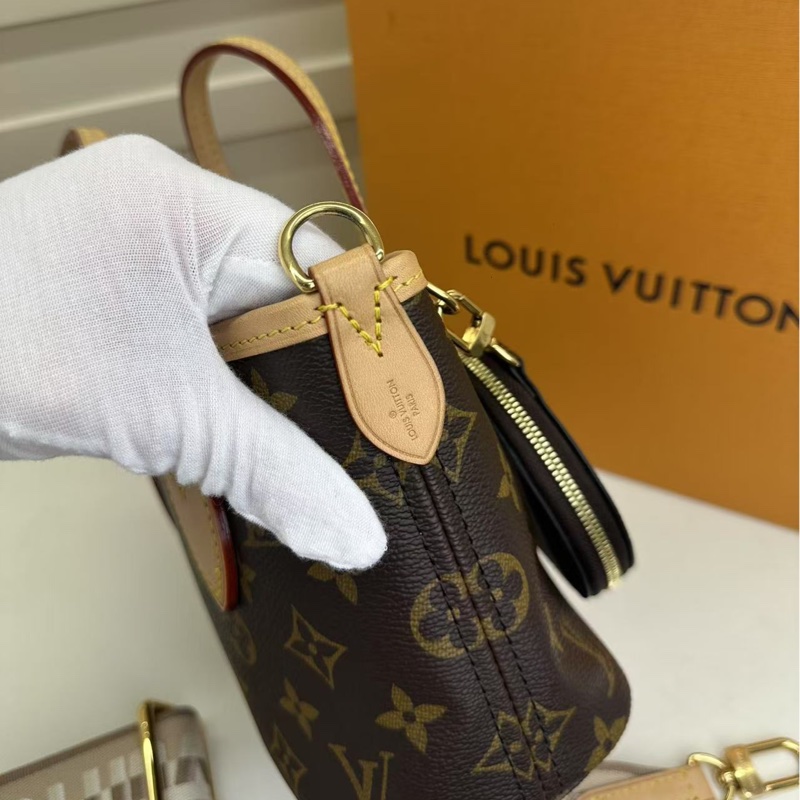 LV新款neverfull mini 老花托特包-9