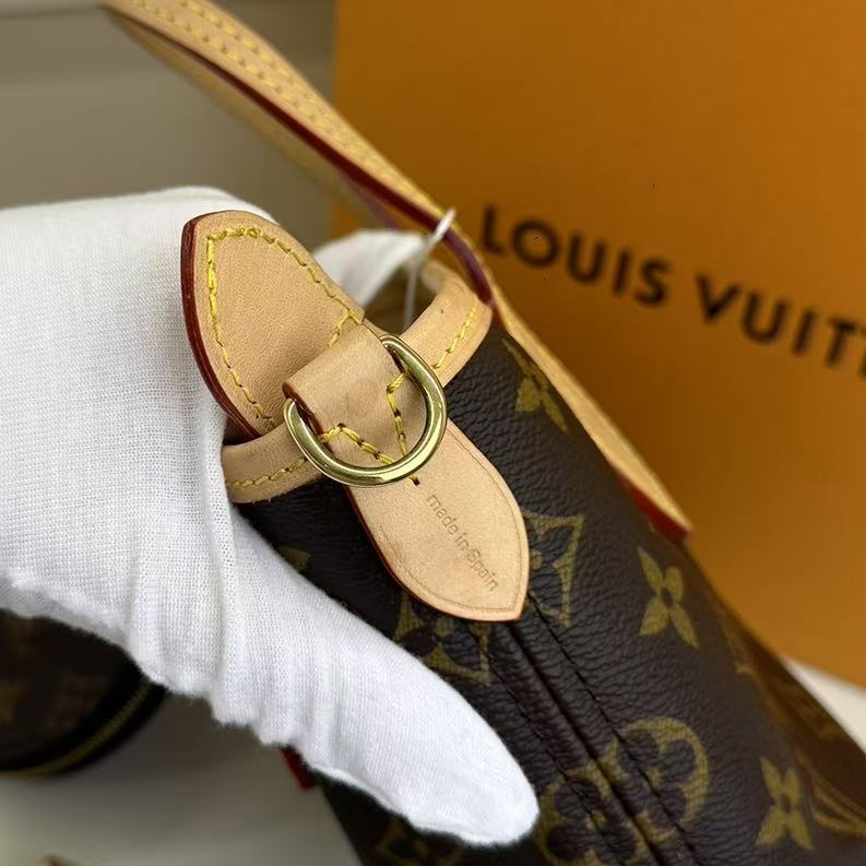 LV新款neverfull mini 老花托特包-13
