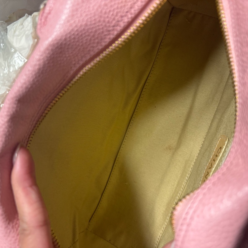 香奈兒 Chanel 保齡球包 中古 粉色-10