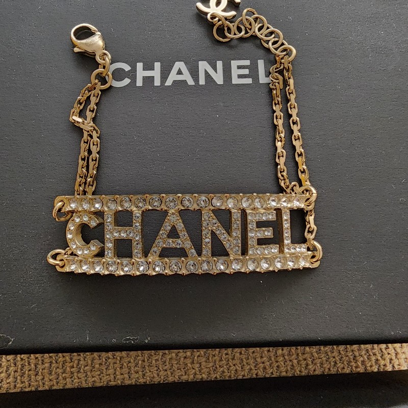 二手Chanel 水鑽手鍊-6