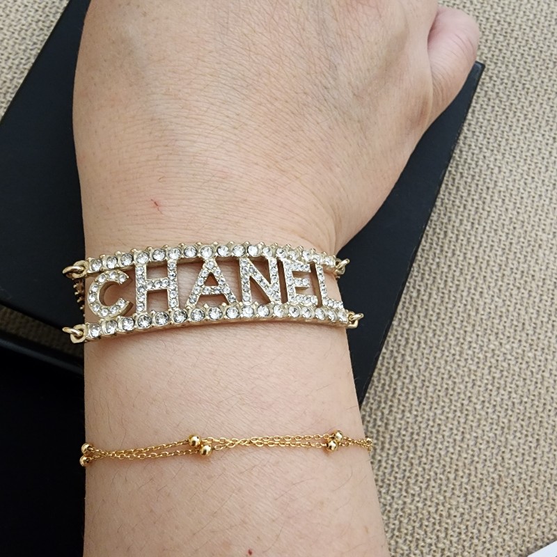 二手Chanel 水鑽手鍊-10