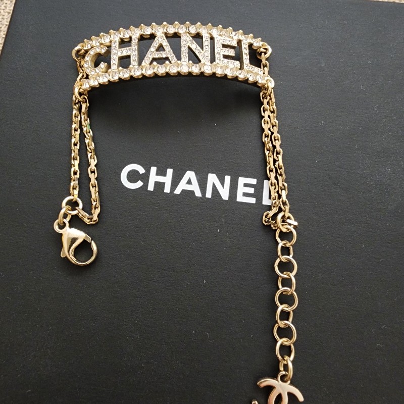 二手Chanel 水鑽手鍊-11