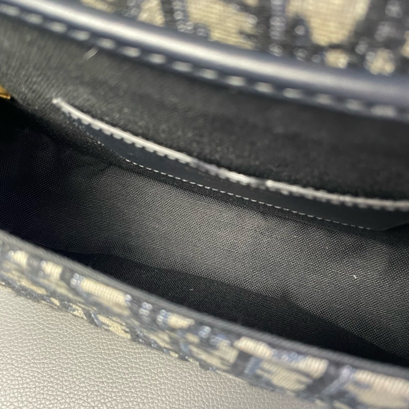 Dior 迪奧 bobby 馬鞍包 中號 老花 單肩斜挎包 20年編碼-8