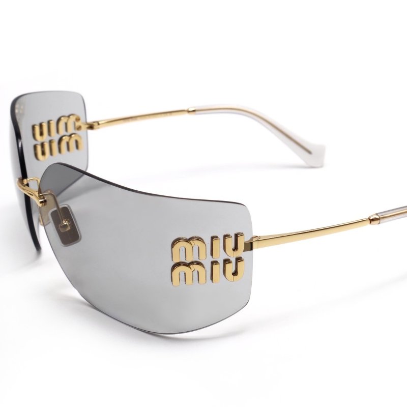 Miu Miu Runway太陽眼鏡 - 54Y淺灰-3