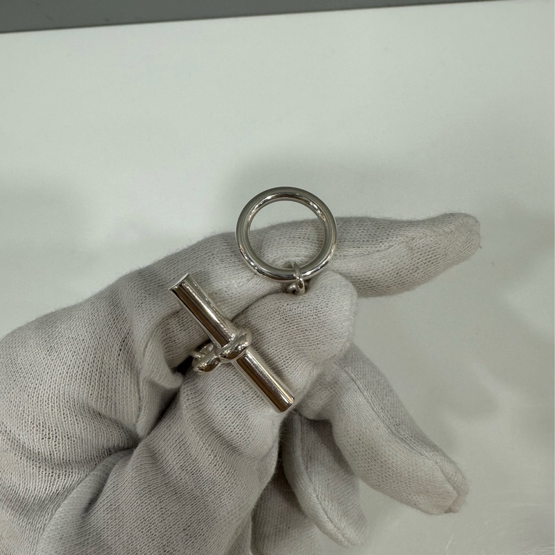 hermes 豬鼻子 925銀手環 farandole d’ancre-8