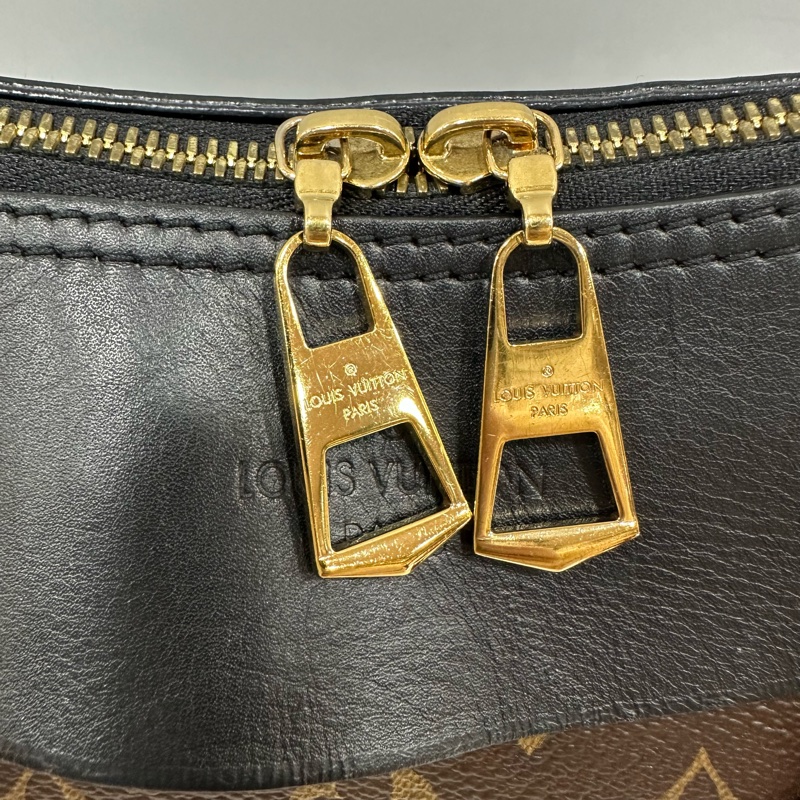 LV M41454 Tuileries 老花紅黑牛皮 手提肩背兩用包-24