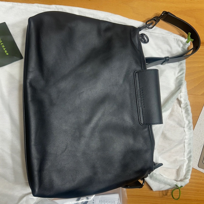 Longchamp hobo 黑-3