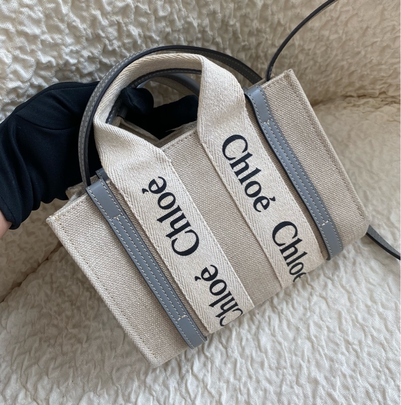 🏷️Chloe woody mini霧霾藍/背帶款-1