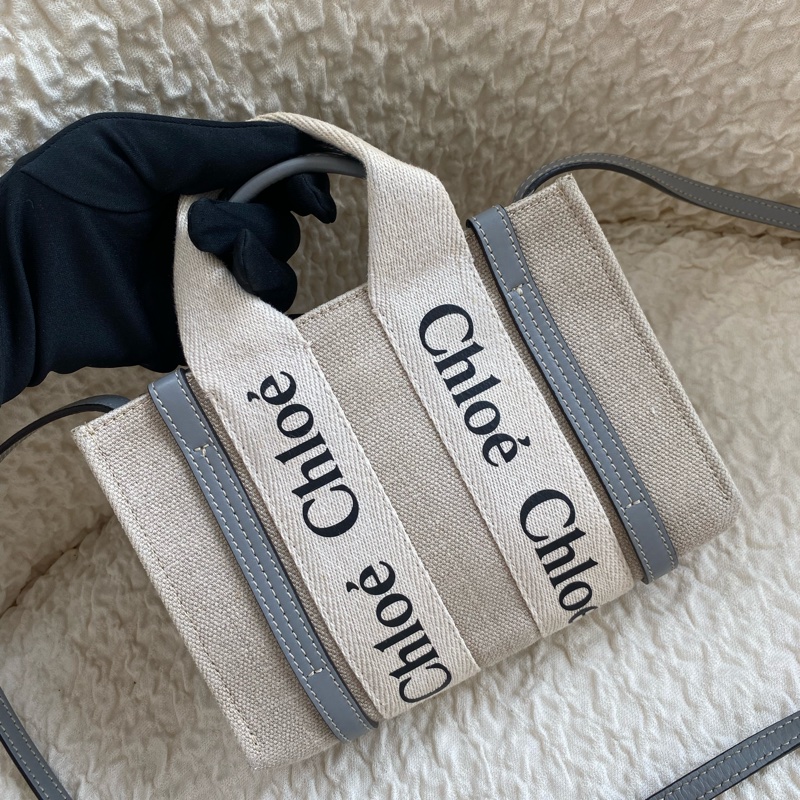 🏷️Chloe woody mini霧霾藍/背帶款-3