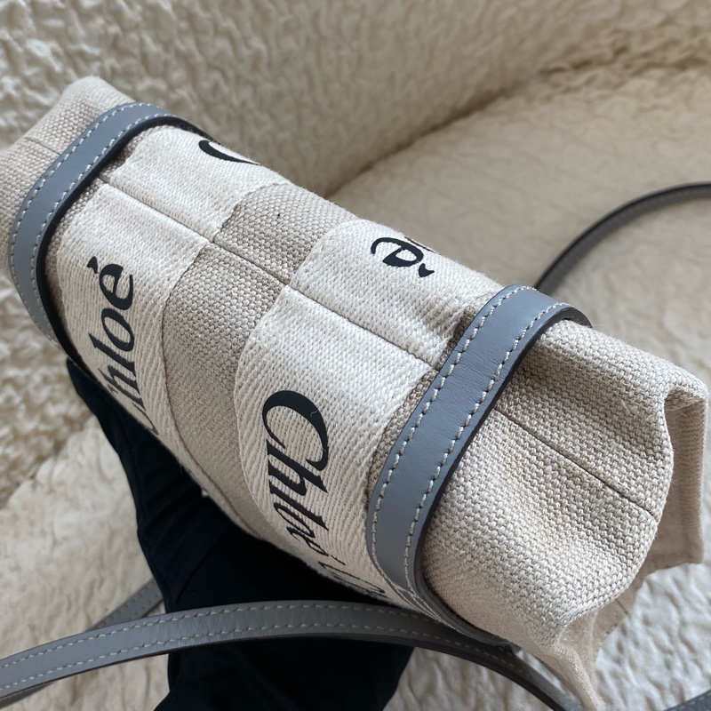 🏷️Chloe woody mini霧霾藍/背帶款-6