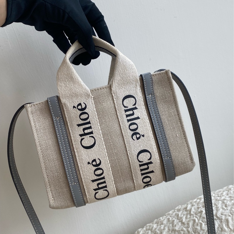 🏷️Chloe woody mini霧霾藍/背帶款-15