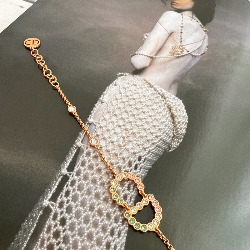 Dior 超級美麗的彩鑽手鍊-1