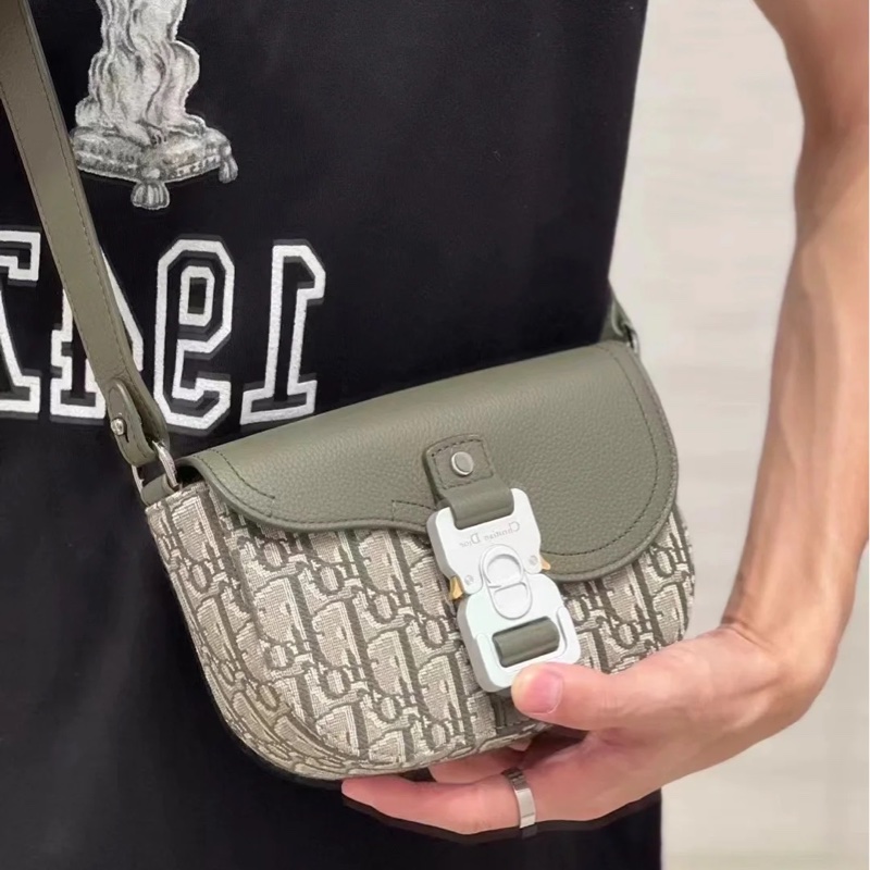 莉亞精品♡Dior 馬鞍包 綠色 全新閒置品-3