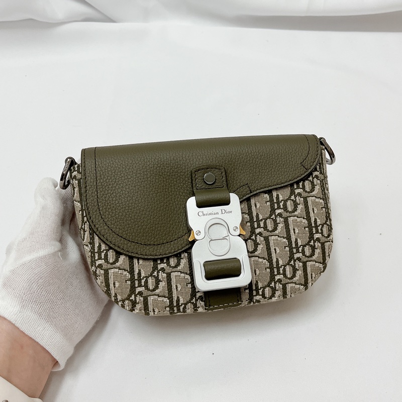莉亞精品♡Dior 馬鞍包 綠色 全新閒置品-4