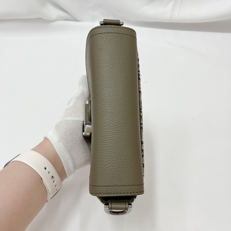 莉亞精品♡Dior 馬鞍包 綠色 全新閒置品-8