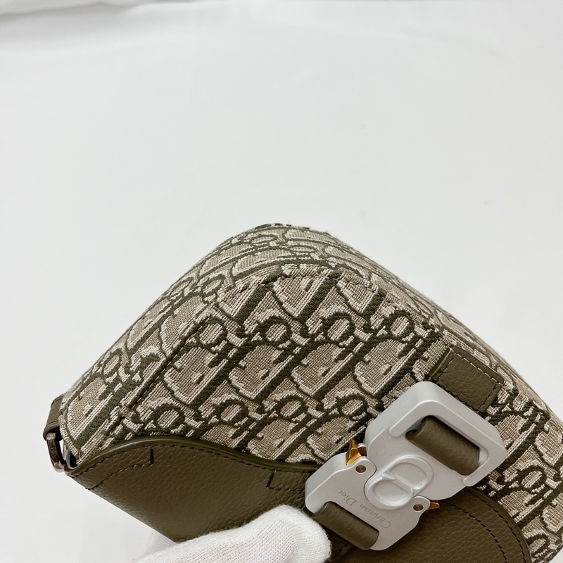 莉亞精品♡Dior 馬鞍包 綠色 全新閒置品-14