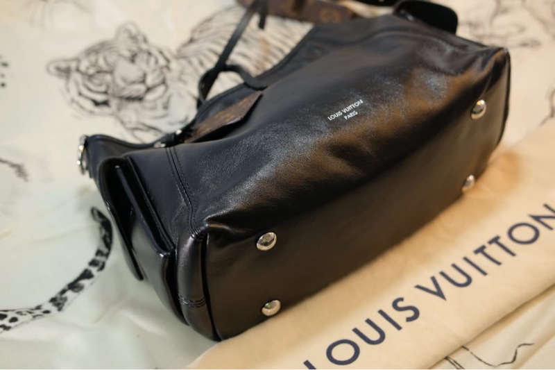 #全新閒置 #全配🈶購證 Lv Carryall pm黑武士單肩斜挎包小號 全網唯一黃金尺寸-13