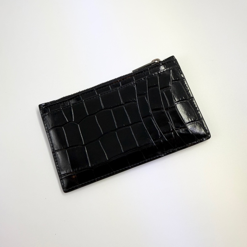 BALENCIAGA沙漏零錢卡包so black-1