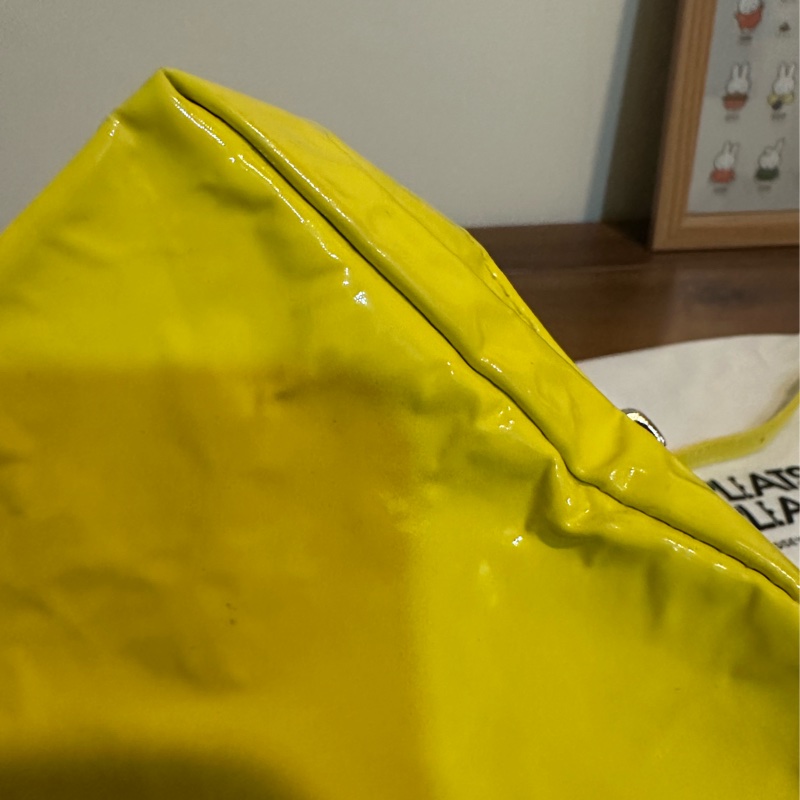 三宅一生 黃色小方包-8