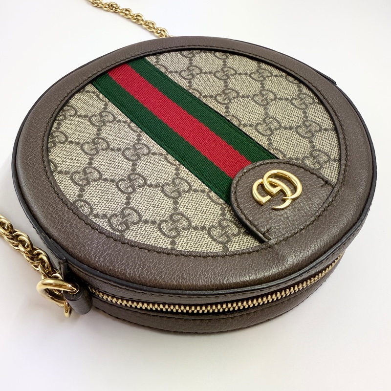 GUCCI老花圓餅包-5