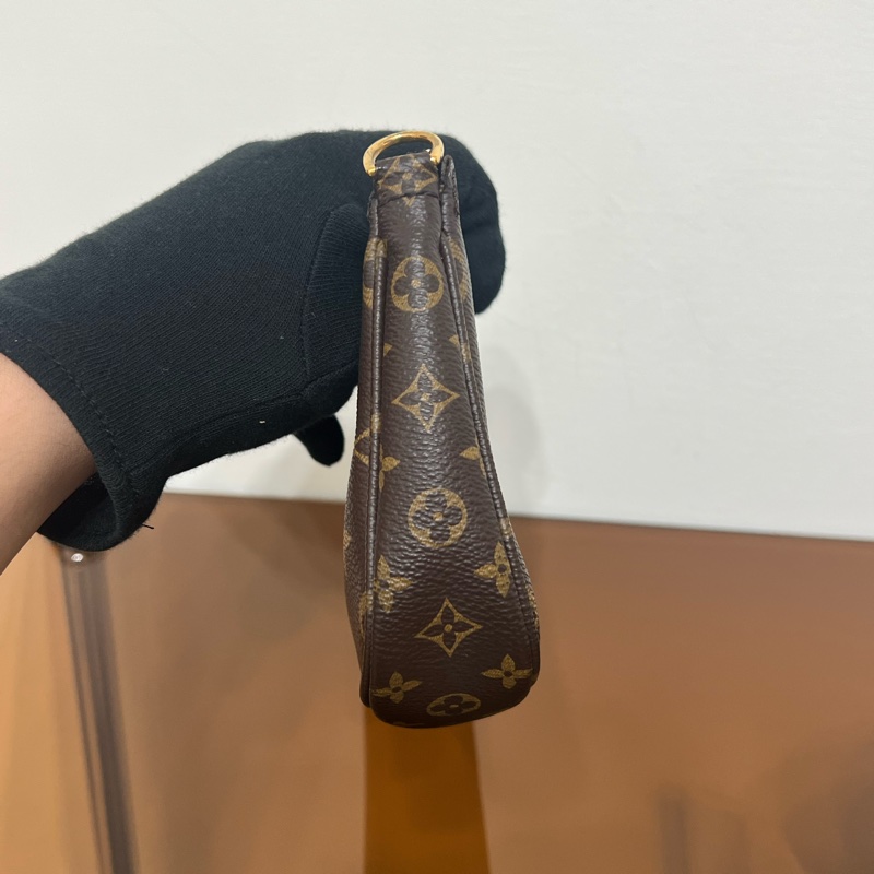 Louis Vuitton 老花五合一麻將包 綠色背帶 附防塵袋-7