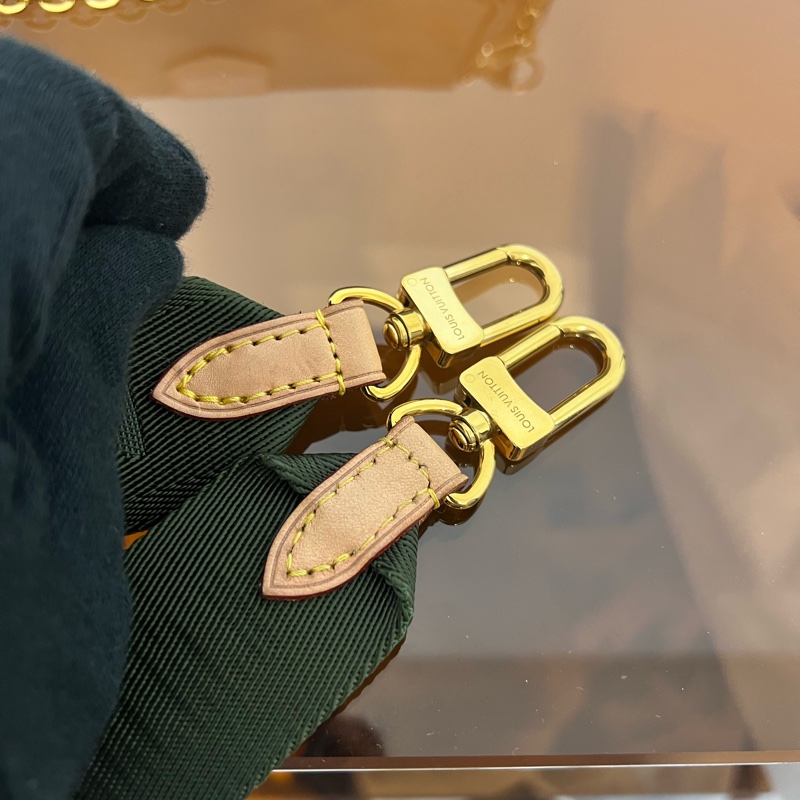 Louis Vuitton 老花五合一麻將包 綠色背帶 附防塵袋-21