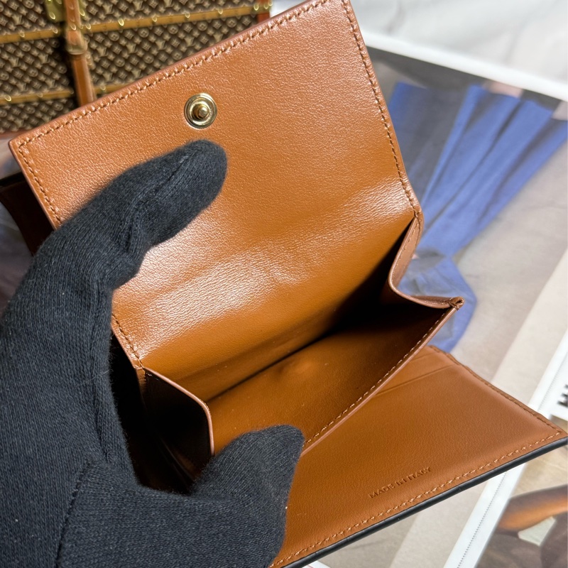 Celine PVC牛皮 凱旋門 零錢包 TRIOMPHE 三折錢包-9