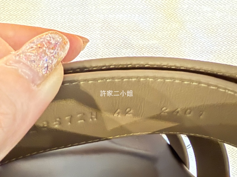 Hermes 愛馬仕二舅鞋 全新大象灰 38號-5