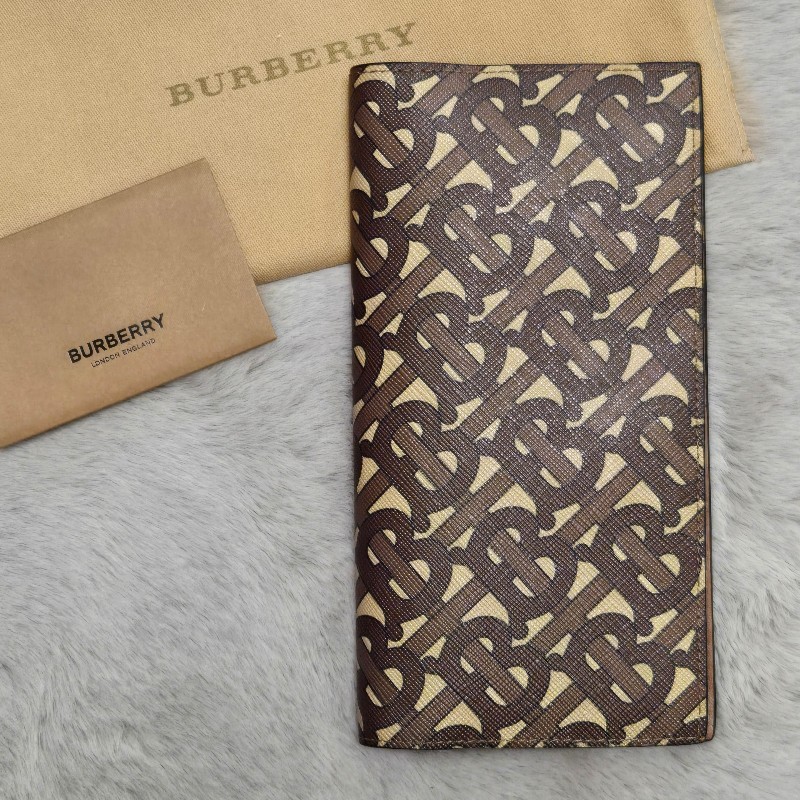 Burberry TB logo 對開長夾-0