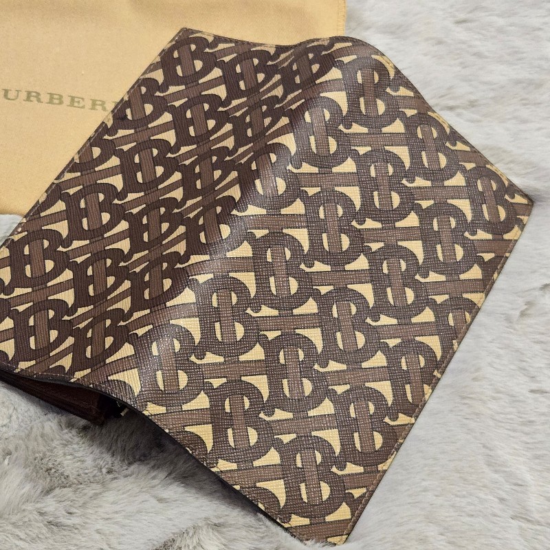 Burberry TB logo 對開長夾-6