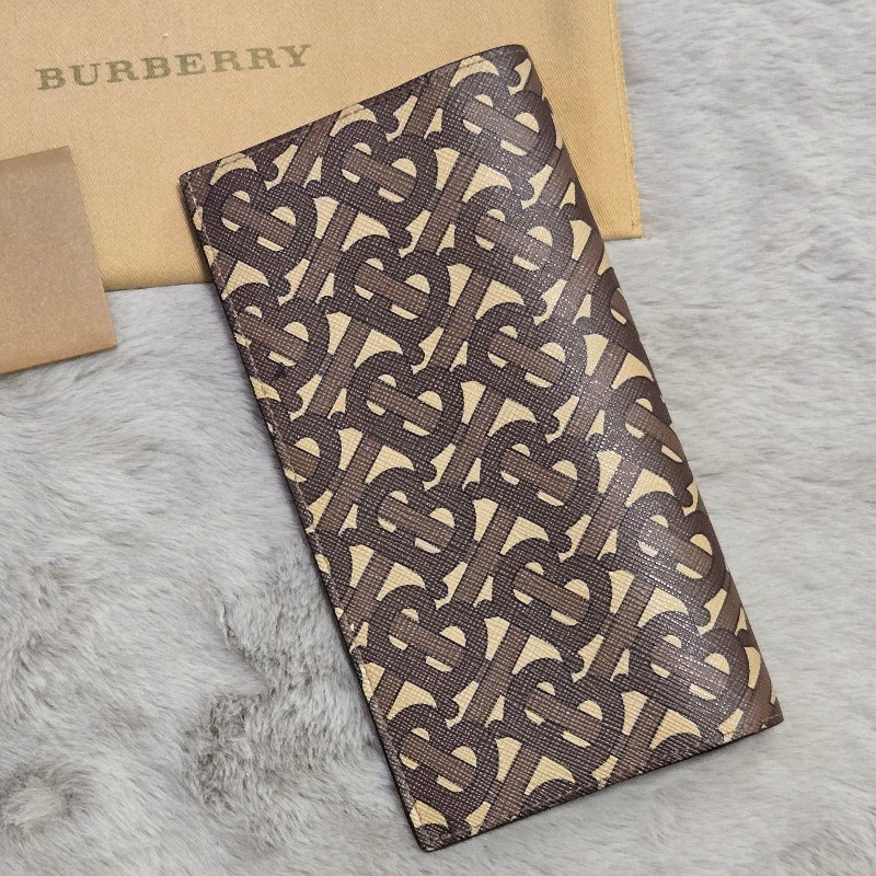 Burberry TB logo 對開長夾-7