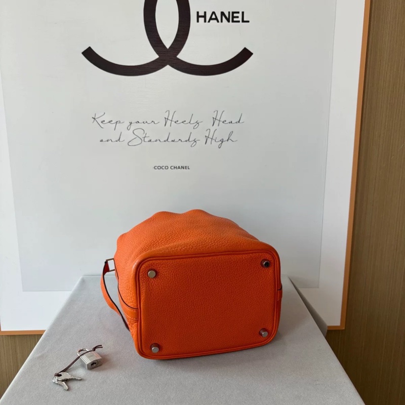 🈶購證 🈶鑰匙鎖 #全網最低 #15w入手 愛馬仕橘菜籃子18 夏季最搶手愛馬仕橘🔥-6