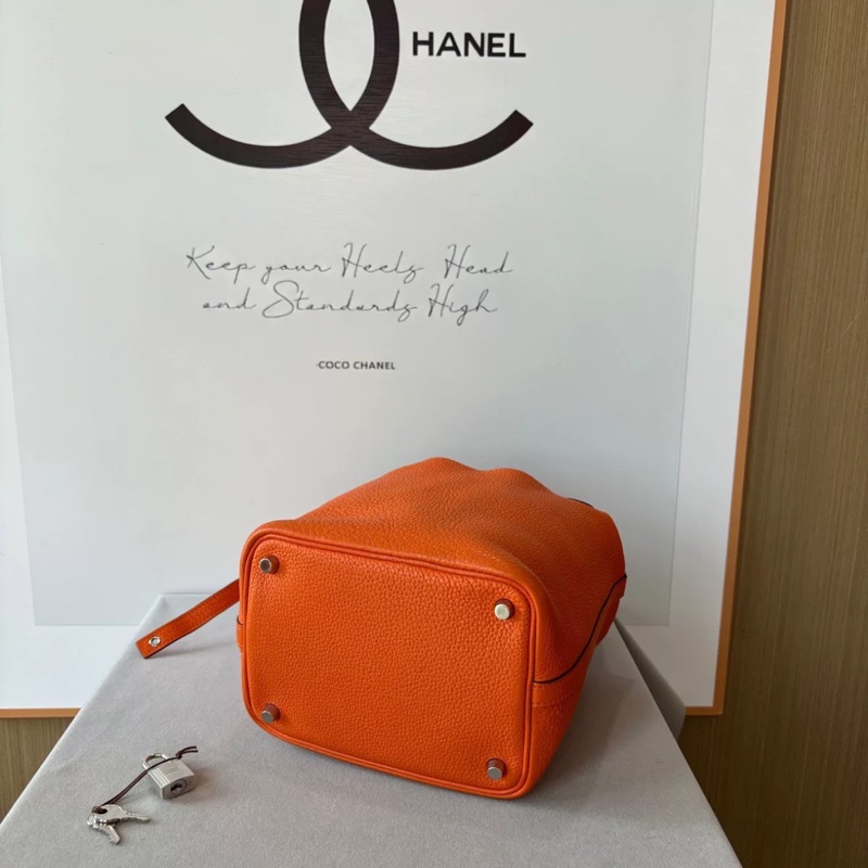 🈶購證 🈶鑰匙鎖 #全網最低 #15w入手 愛馬仕橘菜籃子18 夏季最搶手愛馬仕橘🔥-8
