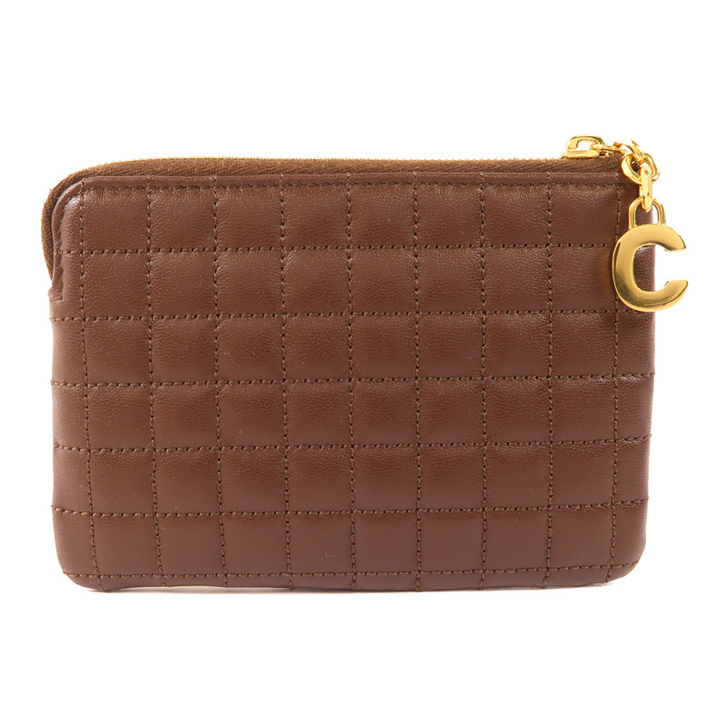 CELINE 牛皮皮革Coin Case金扣零錢包-1