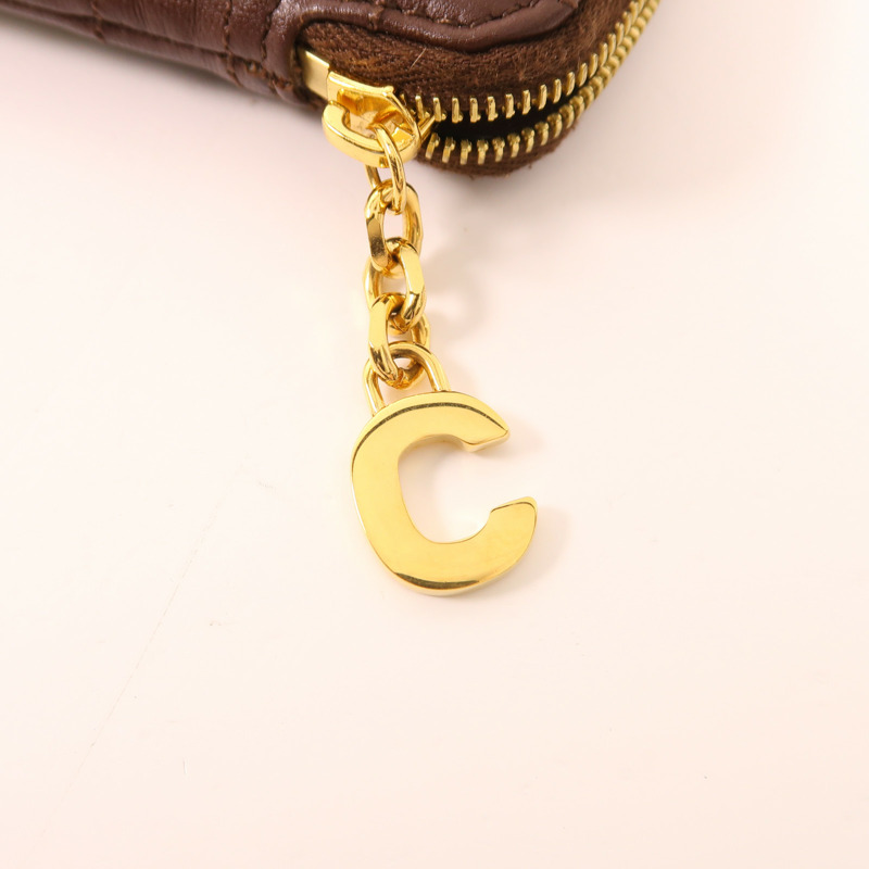 CELINE 牛皮皮革Coin Case金扣零錢包-8