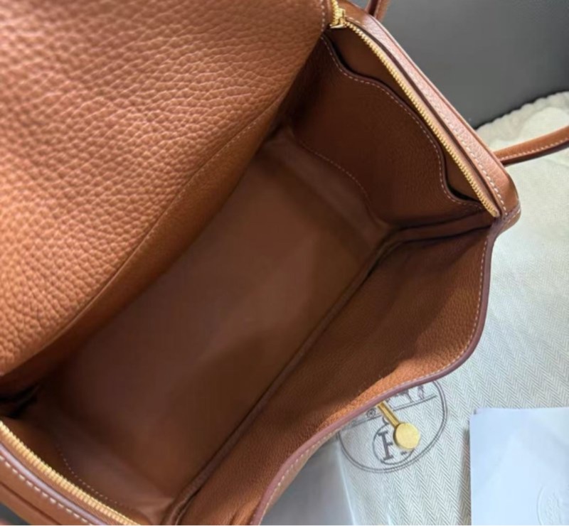 Hermes lindy 26 金棕金扣 全新原模還在 W刻 配件塵袋盒子-6